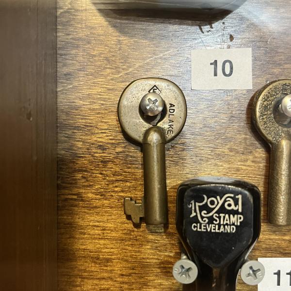 Erie Railroad switch key