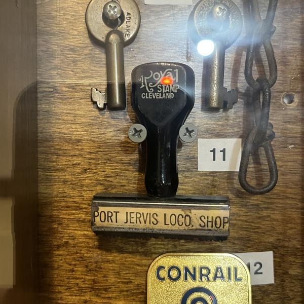 Erie Railroad Port Jervis Loco Shop stamp