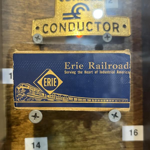 Erie Railroad matchbox