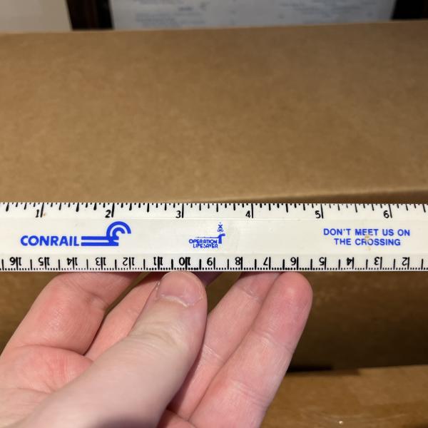 Conrail Operation Lifesaver ruler