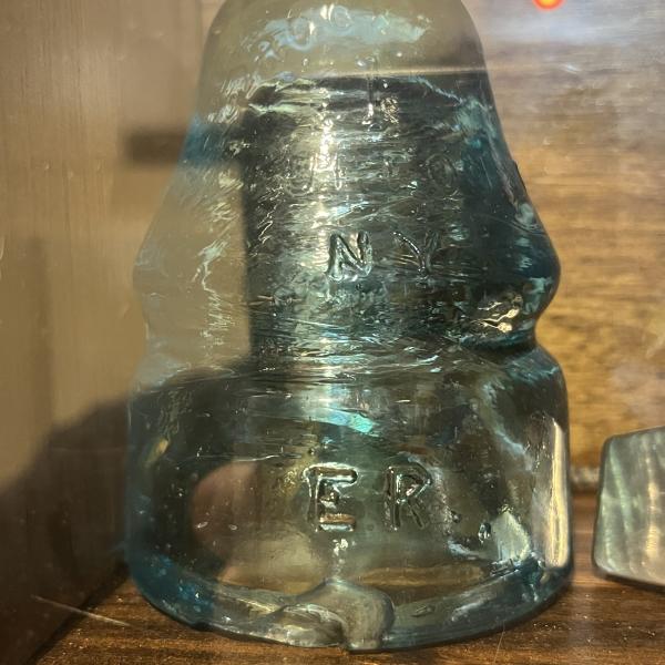 Erie Railway telegraph insulator