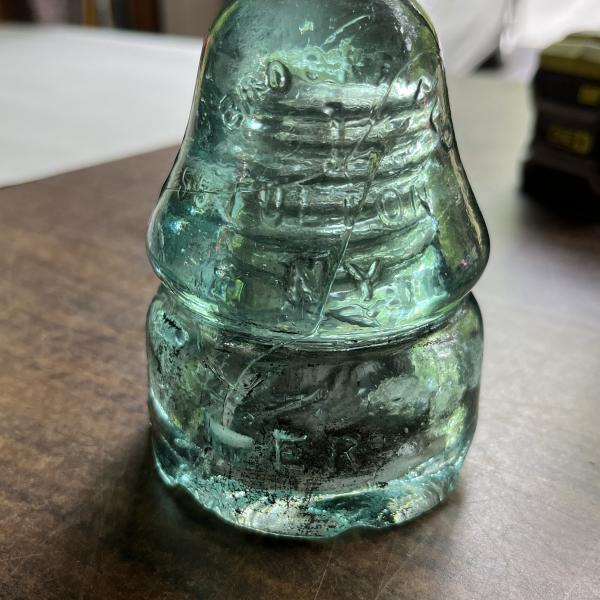 Erie Railway telegraph insulator