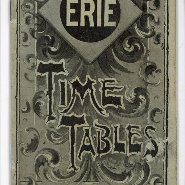 Erie Railroad system timetable, January 1898