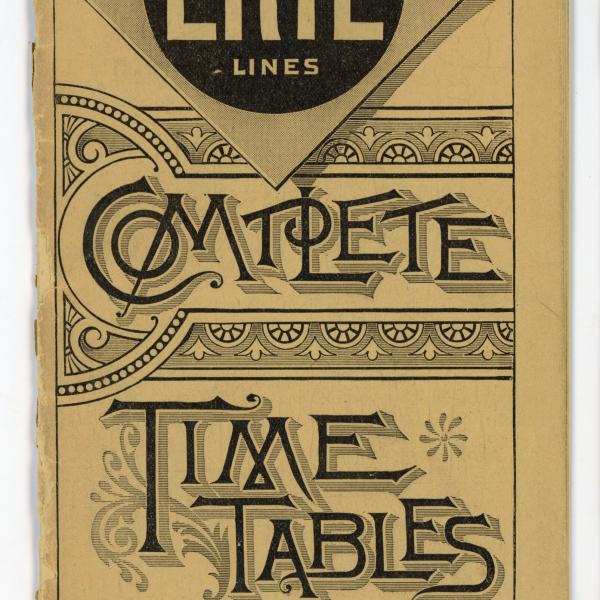 New York, Lake Erie & Western Railroad system timetable, November 1894