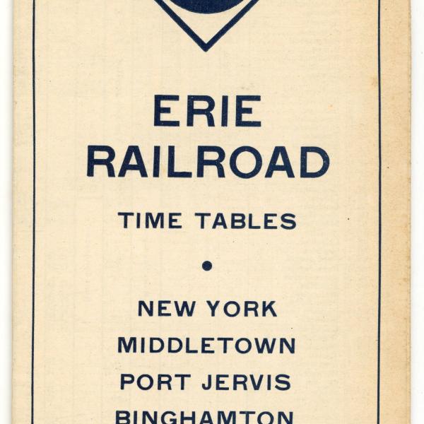 Erie Railroad timetable, New York-Middletown-Port Jervis-Binghamton-and Branches, June 14, 1936