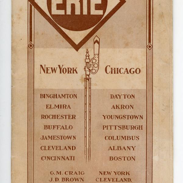 Erie Railroad system timetable, May 23, 1915 (revised to October 24, 1915)