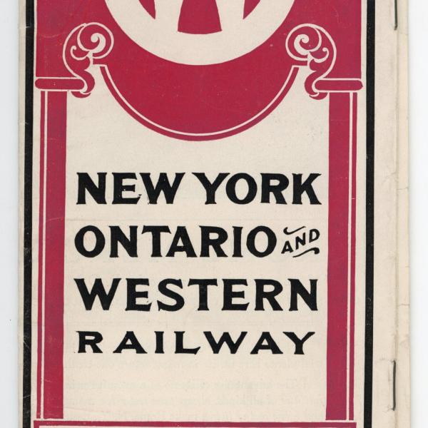 New York, Ontario & Western Railway system timetable, October 24, 1915