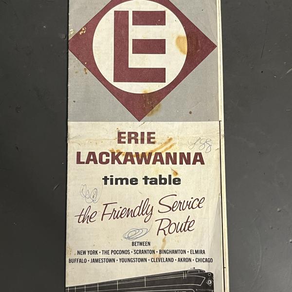 Erie Lackawanna system timetable, October 31, 1965