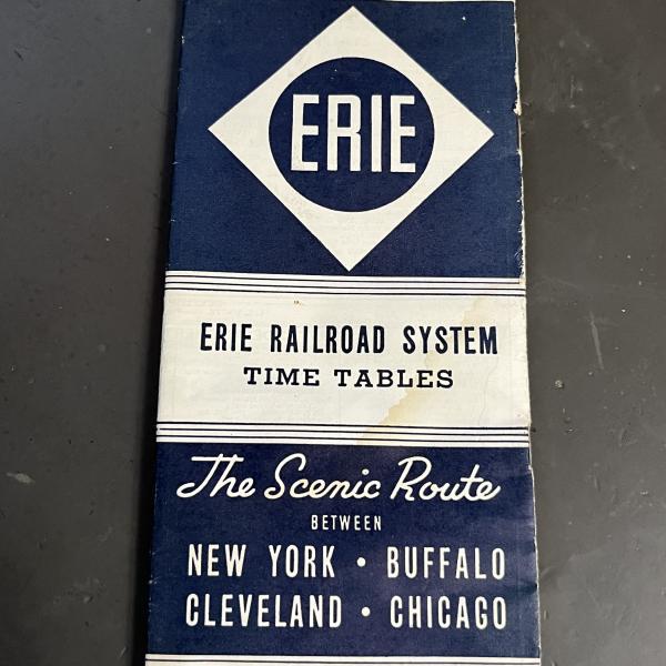 Erie Railroad system timetable, September 24, 1939