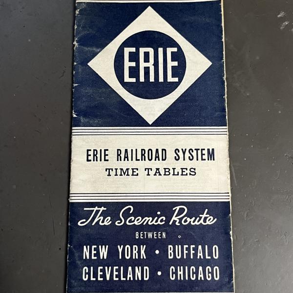Erie Railroad system timetable, February 11, 1940