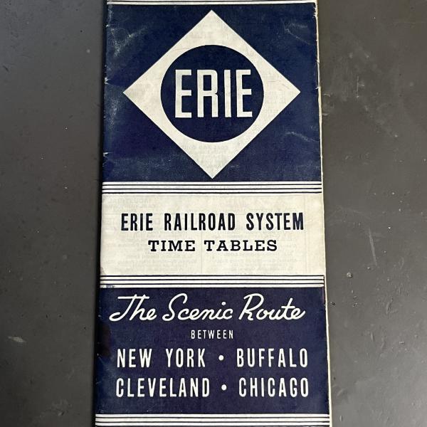 Erie Railroad system timetable, September 29, 1940