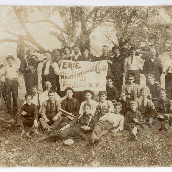 Framed Photograph of Erie Nightingale Club of Port Jervis, N.Y.
