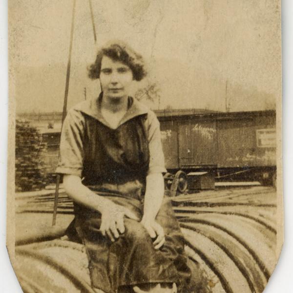 Photograph of Laura Carty, Erie employee in Port Jervis
