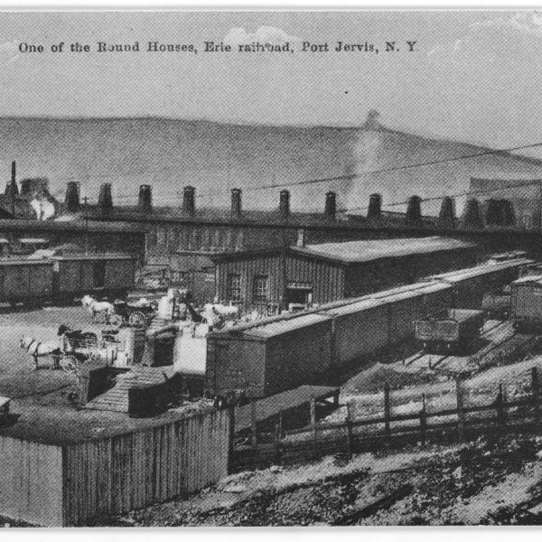 Erie Railroad Port Jervis shop complex