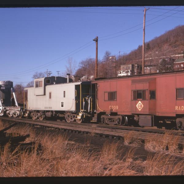 Photograph of Department of Defense reactor train in Port Jervis, NY, January 1974