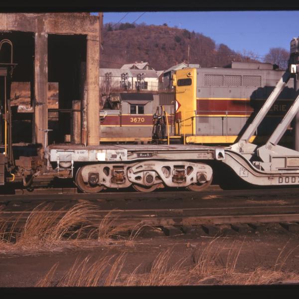 Photograph of Department of Defense reactor train in Port Jervis, NY, January 1974