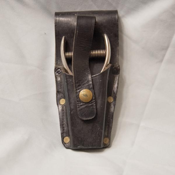Erie Railroad Conductor's Ticket Punch with Holder