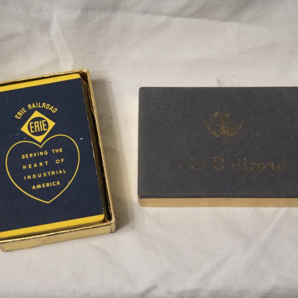 Erie Railroad Playing Cards - Serving the Heart of Industrial America