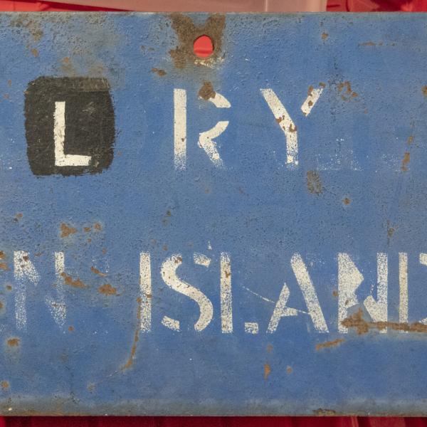 E&L Ry Co Green Island NY sign