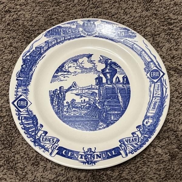 Erie Railroad Centennial Plate