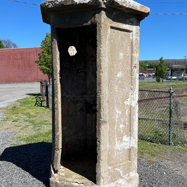 Erie Railroad phone booth, from near Port Jervis
