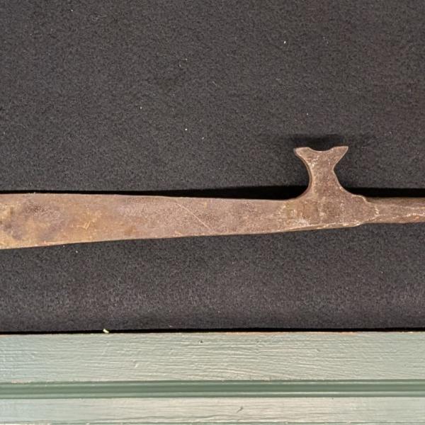 Erie Railroad packing iron and packing hook