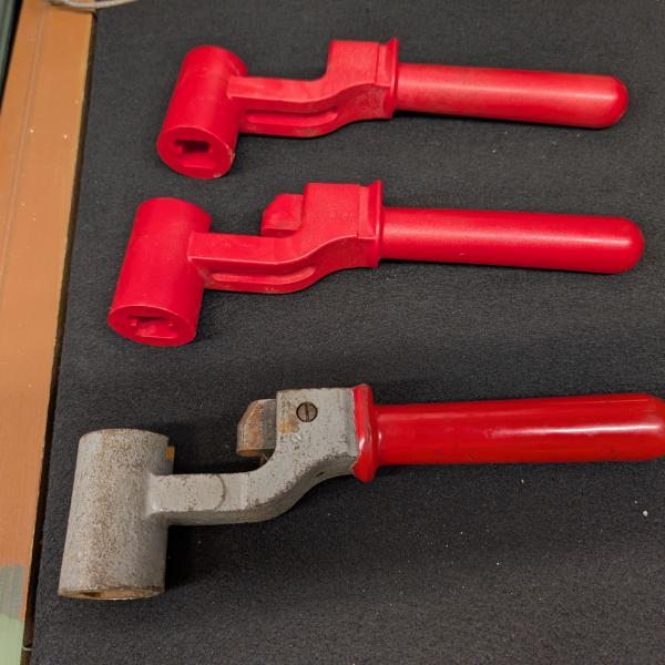 Three 26-series automatic brake handles