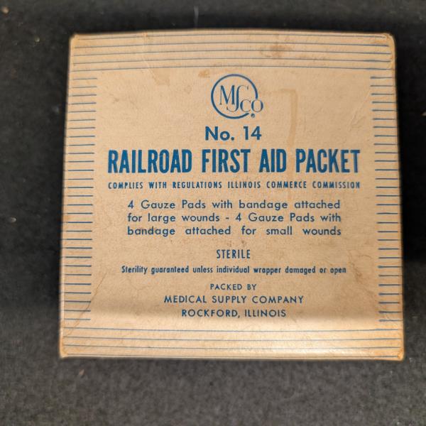 No. 14 Railroad First Aid Packet