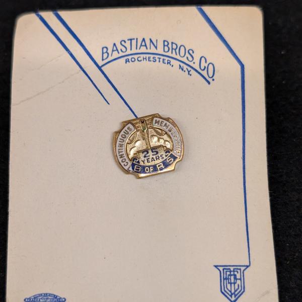 Brotherhood of Railroad Signalmen 25 Year pin