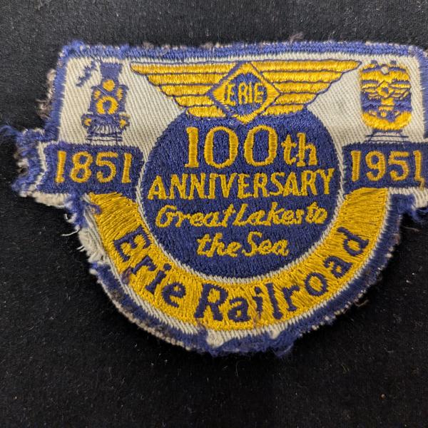 Erie Railroad 100th anniversary patch