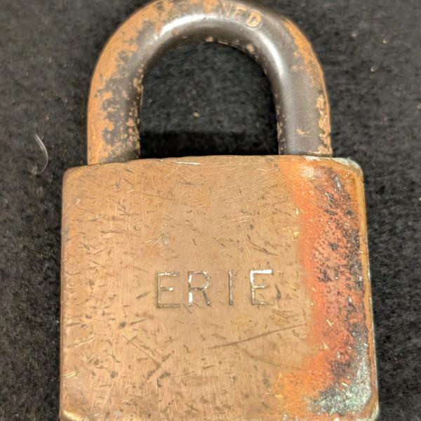 Erie Railroad padlock