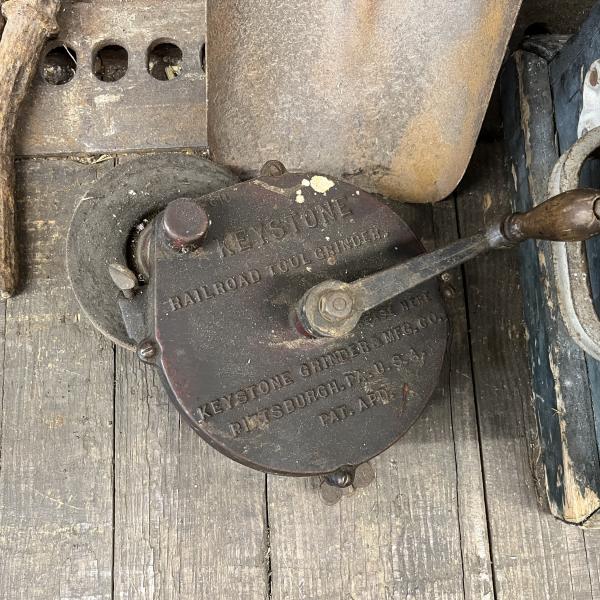 Railroad tool grinder