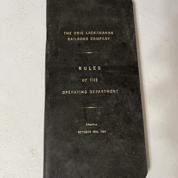 Erie Lackawanna Rules of the Operating Department, October 25, 1964