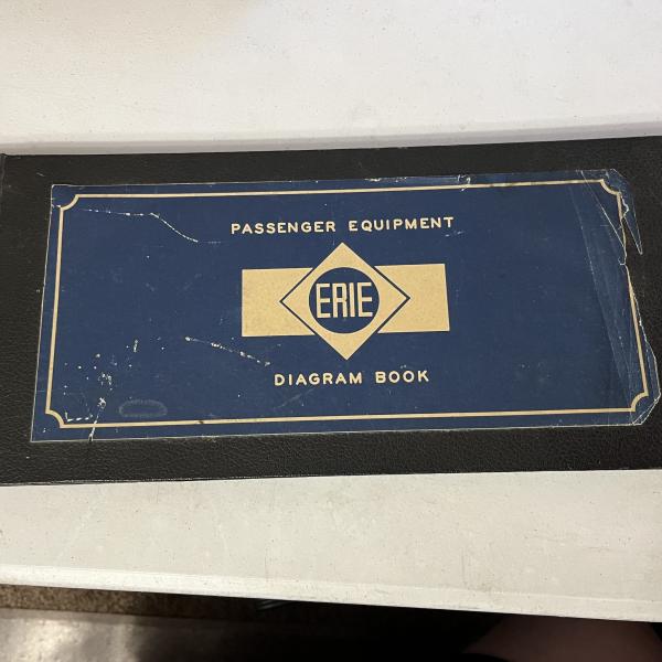 Erie Railroad passenger car diagrams, May 1952