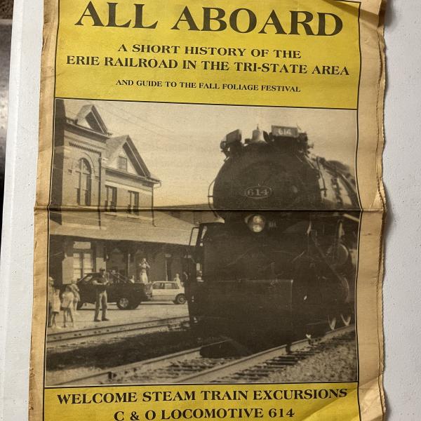 The Gazette: All Aboard - A Short History of the Erie Railroad in the Tri-State Area, October 11, 1996