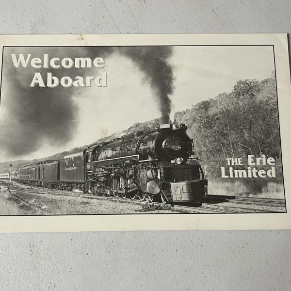 Welcome Aboard the Erie Limited