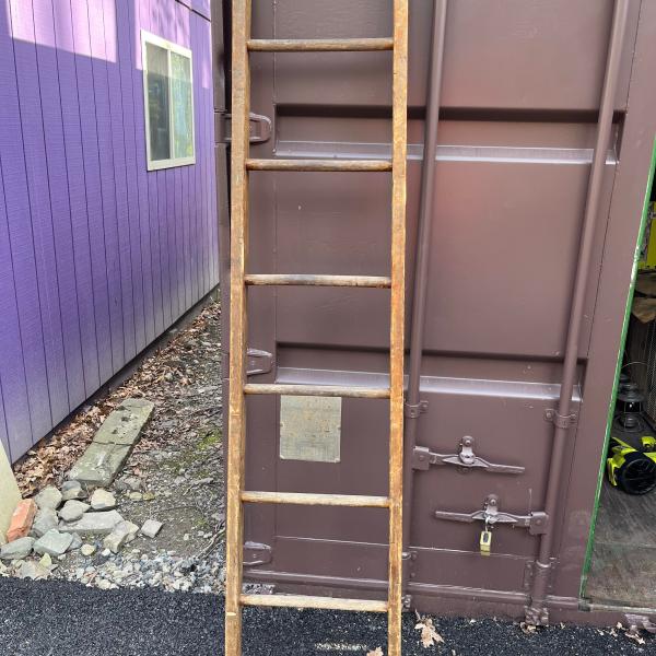 Erie ladder from Port Jervis carpenter's shop