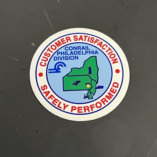 Conrail Philadelphia Division Safety Sticker