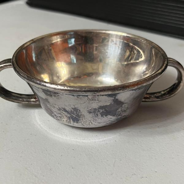 Erie Railroad Dining Car Silver Berry Bowl