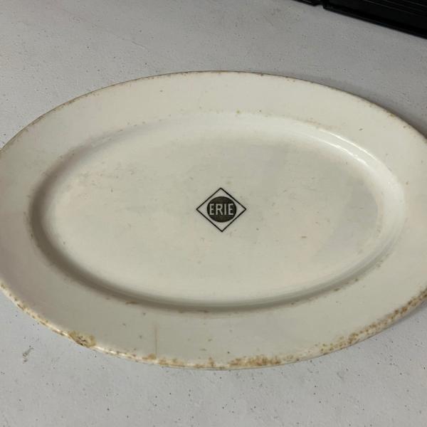 Erie Railroad Dining Car Serving Platter