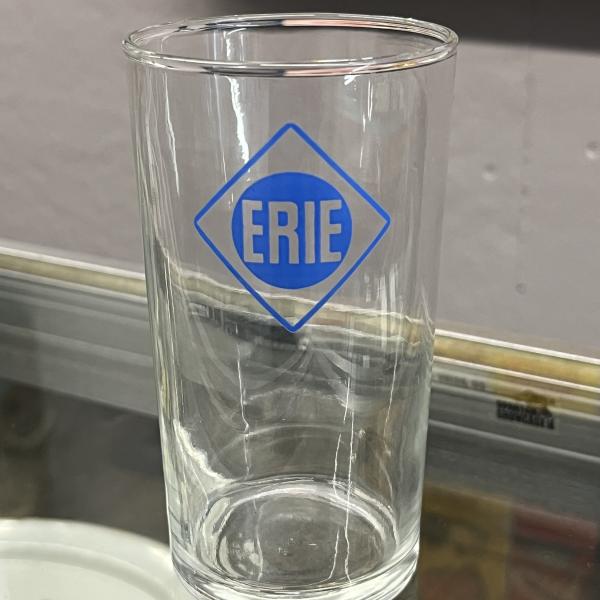 Erie Railroad juice glass