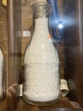 Two milk bottles from Port Jervis Dairy Co. (one quart bottle and one pint bottle)