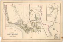 Part of Village of Port Jervis, Town of Deer Park; Sparrow Bush, Town of Deer Park map from Atlas of Orange County, New York, 1903