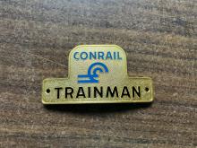 Conrail Trainman hat badge