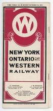 New York, Ontario & Western Railway system timetable, October 24, 1915