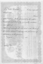 Port Jervis, Monticello & New York Railroad stock certificate 268, unissued