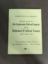Merger Protection Agreement between the Erie Lackawanna Railroad Company and the Brotherhood of Railroad Trainmen