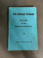 Erie Railroad Company Rules of the Operating Department