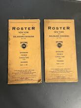 Roster, New York and Delaware Divisions of the Erie - Engineers, Firemen, Conductors, and Trainmen, May 1, 1931