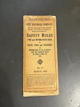 Erie Railroad Company Safety Rules, March 1922